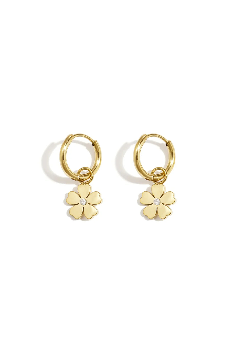 Golden Clover oorbellen