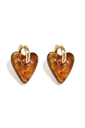 Amara heart oorbellen