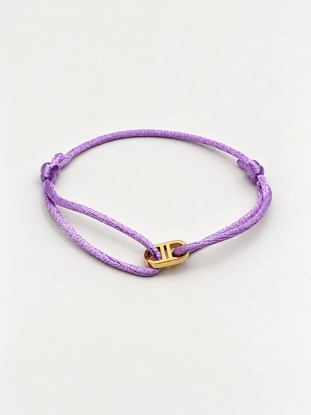 Lumière Cord Bracelet – Lila & Goud