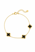 Armband Noire Trèfle
